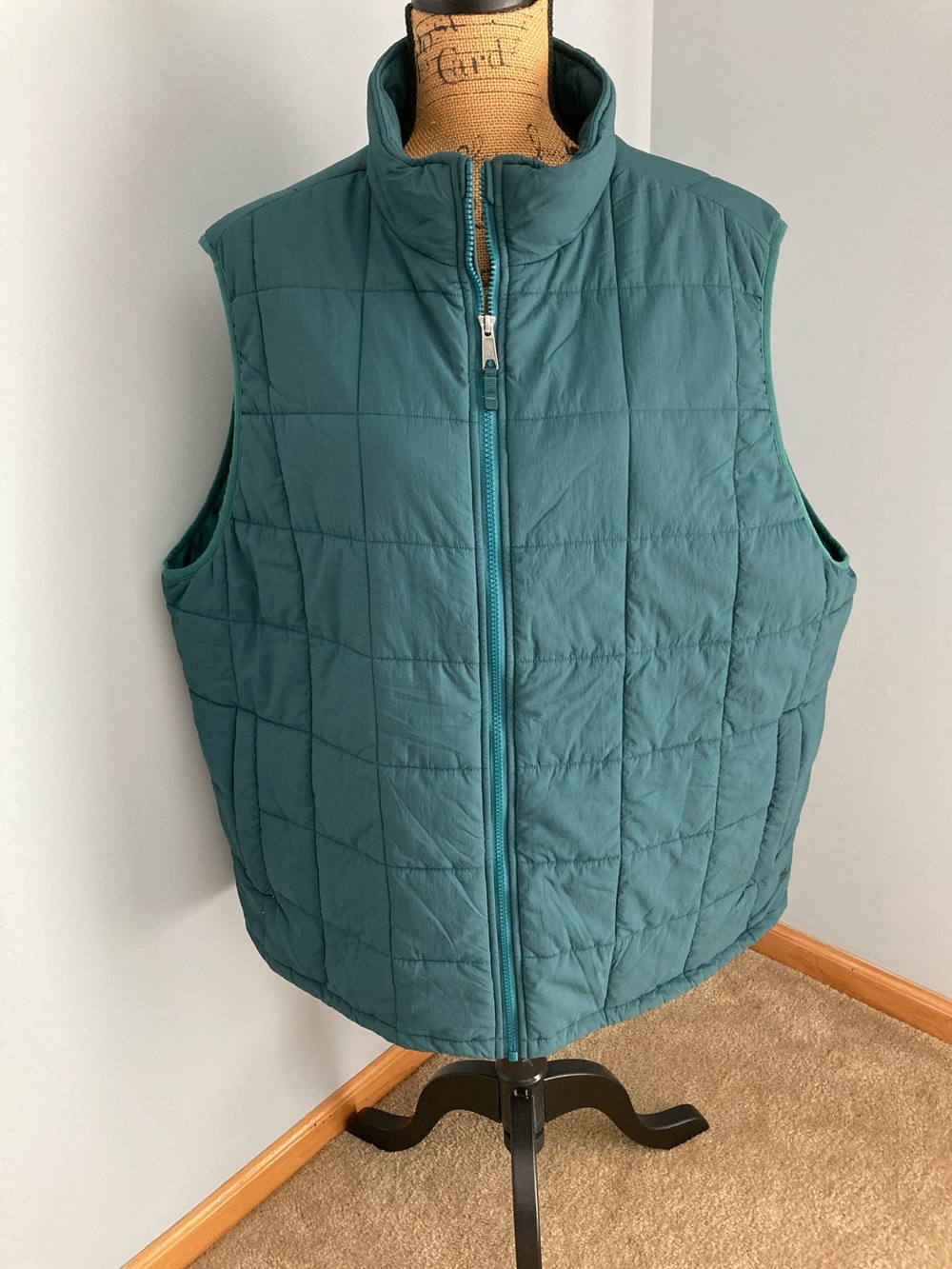 Merrell Teal Quilted Puffer Vest Women Size XXL/T